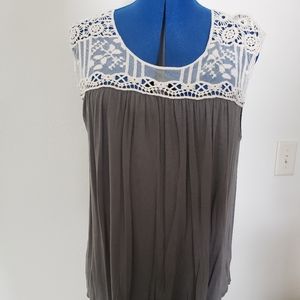 Maurices lace sleeved blouse